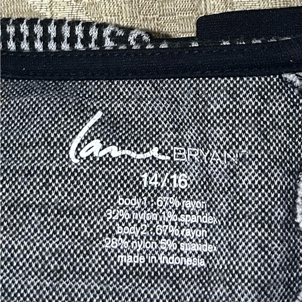 Lane Bryant Black and White Top